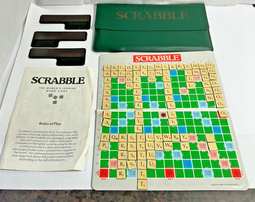 Scrabble vintage 1988 magnetic - scrabble,