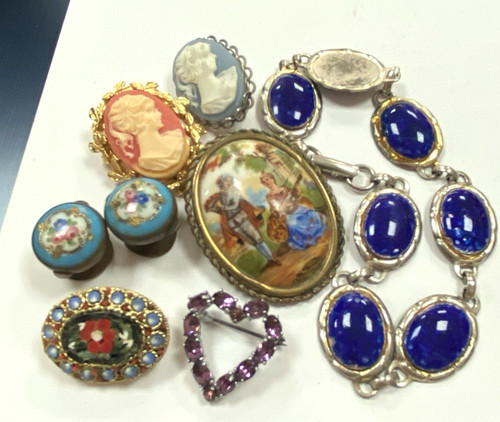 Collection limoges brooch - limoges,