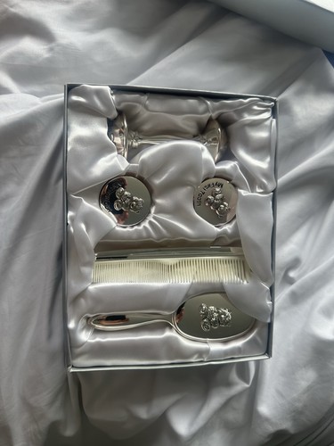 Vintage silver plated baby - plated, set