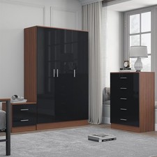 Bedroom Set - 3DR Plain + Tall