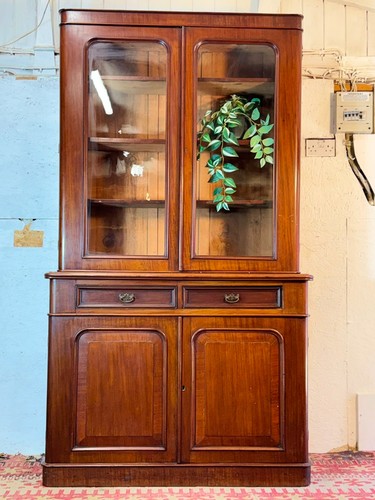 Victorian mahogany glazed - victorian,