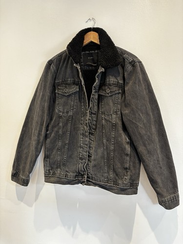 Zara man black sherpa lined - zara,
