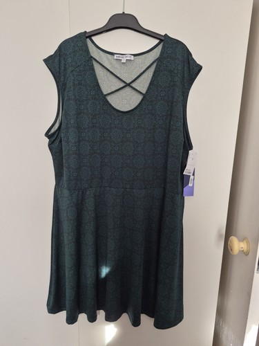 Meri skye green patterned - patterned, plus