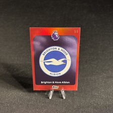 Brighton Team Badge Topps Premier League 2025/2026 Topps 25/26 Red 3/5