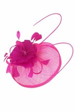 Flower Feather Hair Hat Fascinator Headband Clip Wedding Royal Ascot Formal Race