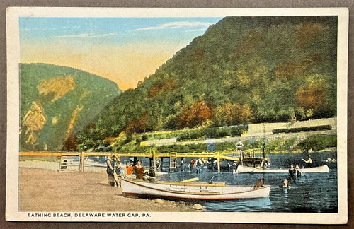 Delaware water gap view - gap, pa