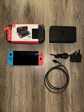 Nintendo Switch OLED Neon Blue and Red