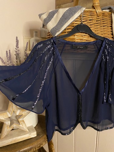 Great gatsby navy blue bolero - great,
