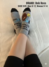 Bob Ross Socks Happy Little