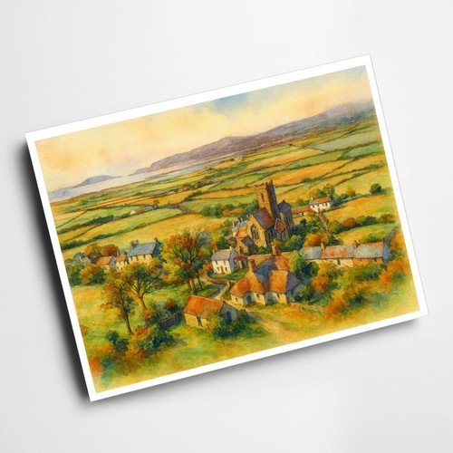 Print village looking - -,