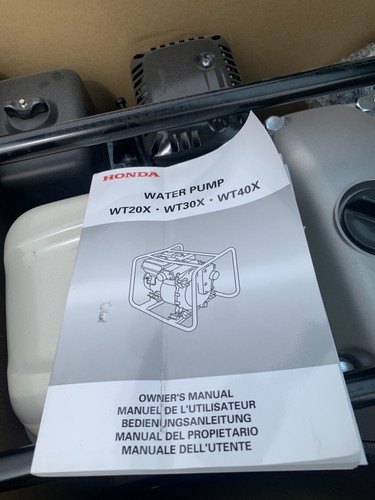Honda wt20 water pump wt20x - honda,