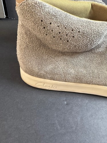 Clarks men beige suede - beige,
