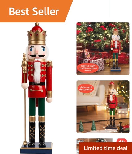 50cm wooden nutcracker - nutcracker, soldier