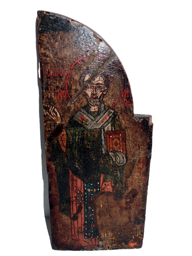Greek orthodox tempera icon - greek,