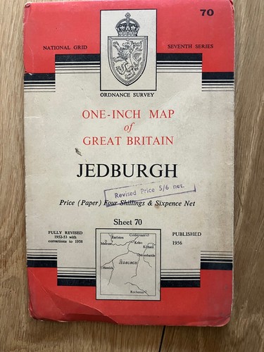 Vintage jedburgh one inch - jedburgh, os