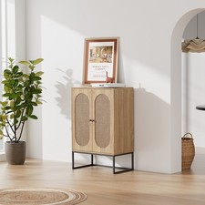 3 Tier Storage Cabinet Rattan