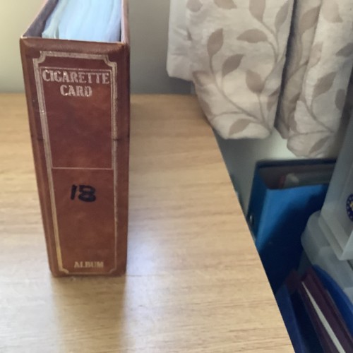 Cigarette card album - card,