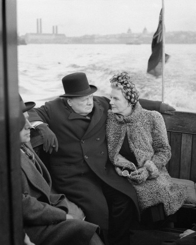 Winston churchill and wife - churchill,