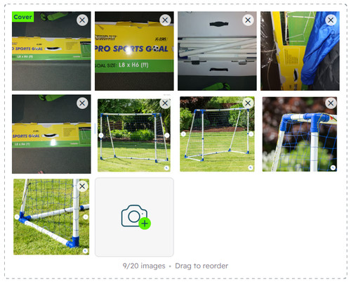 Pro sports goals 8ft x - x, 6ft