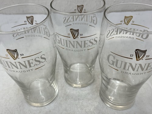 Guinness pint glass 3 - glass, x