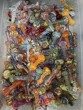 (4) 2” to 3 1/2” SMALL PIPES WITH CHARACTER PIPES, GLASS PIPES TOBACCO