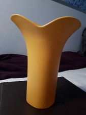 Vintage Flower Vase - Yellow -