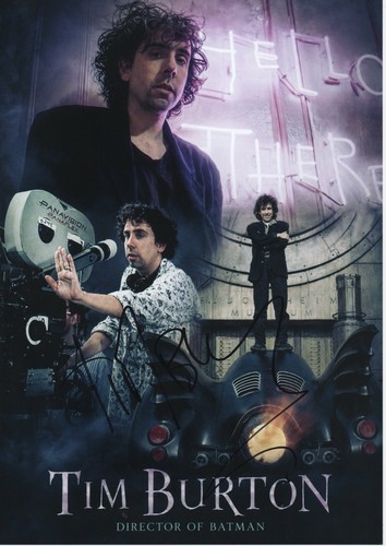 Tim burton hand signed - tim, photo