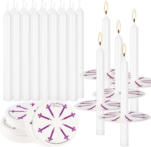 100 pcs church candles - candles, with