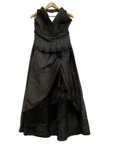 Cherlone Dress Size 38 Black Polyester Women's Sequined Formal Wear Preloved