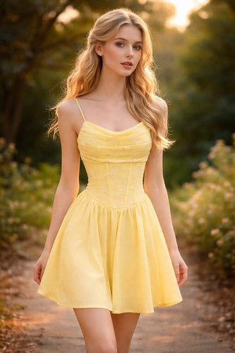 Evelyn fit flare - &,