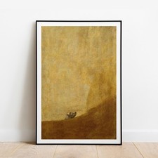 Art print Goya Dog Half