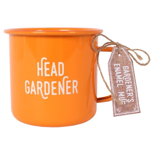 Head gardener enamel - gardener, mug