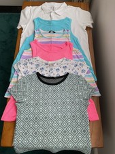 6 X GIRLS T SHIRT BUNDLE INC NEW SCHOOL PE TOP AGE 10 11 12 YEARS