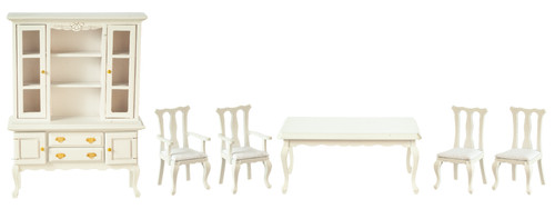 Dolls house white dining - white, room