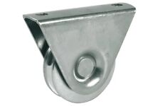 2 x Steel U-Groove Track Wheel