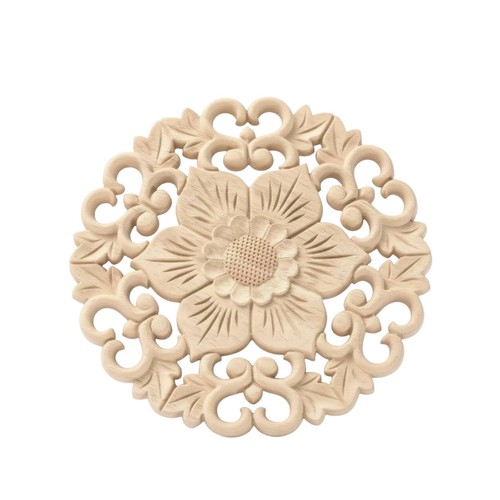 Carved wooden applique - wooden,