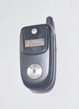 Motorola V220 Black (Virgin Mobile) Retro Flip Mobile Phone -Very Good Condition