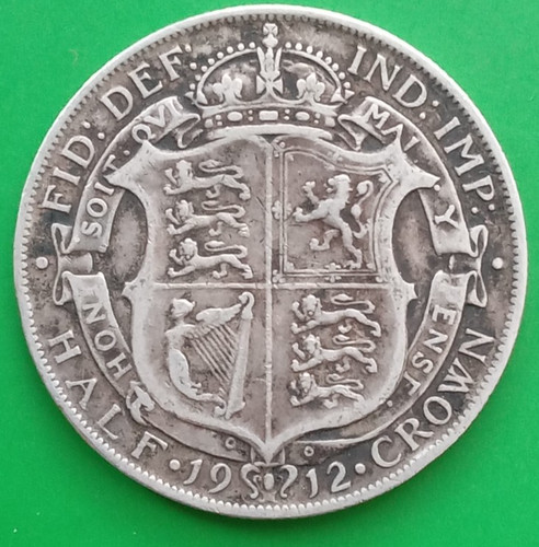 1912 george silver half - v,