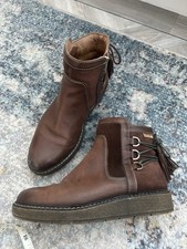 Pikolinos Ladies Brown Leather Flat Leather Boots UK5. MR26190 