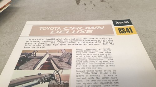 1964 toyota crown deluxe - ?,