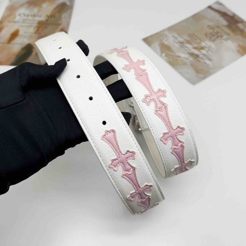 Men white pink cross - men’s, white/pink