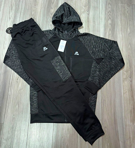 Men black grey - men's, hooded