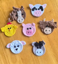 Farm Animals Farmyard  Crochet