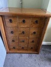 Solid Wood Apothecary Chest – Multi Drawer Cabinet / Oriental Style Storage Unit