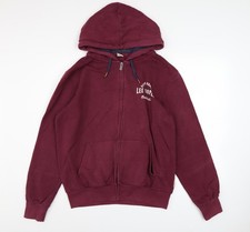 Lee Cooper Men's Red Full Zip