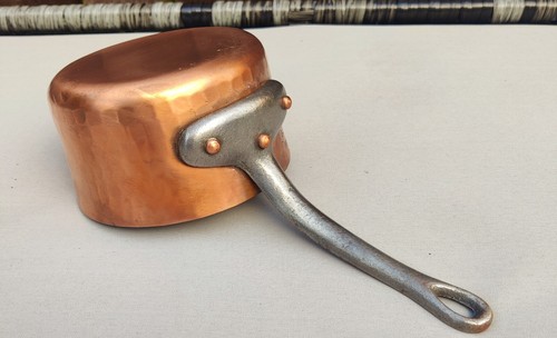 French vintage copper pots