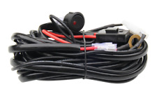 Pods LED Work Light Bar Wiring Harness Relay Kit /w Switch Offroad Car 12V 24V
