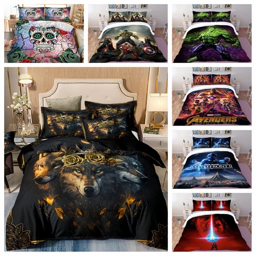 Wolf duvet cover - duvet, set