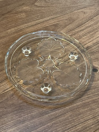 Vintage pressed clear - clear, glass