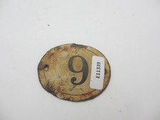 Vintage Iron House Number "9"
